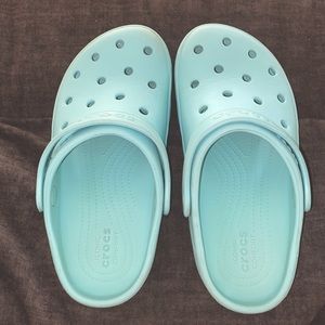 Blue crocs